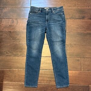 Womens Lucky Brand Dark Blue Hayden Skinny Jeans 10